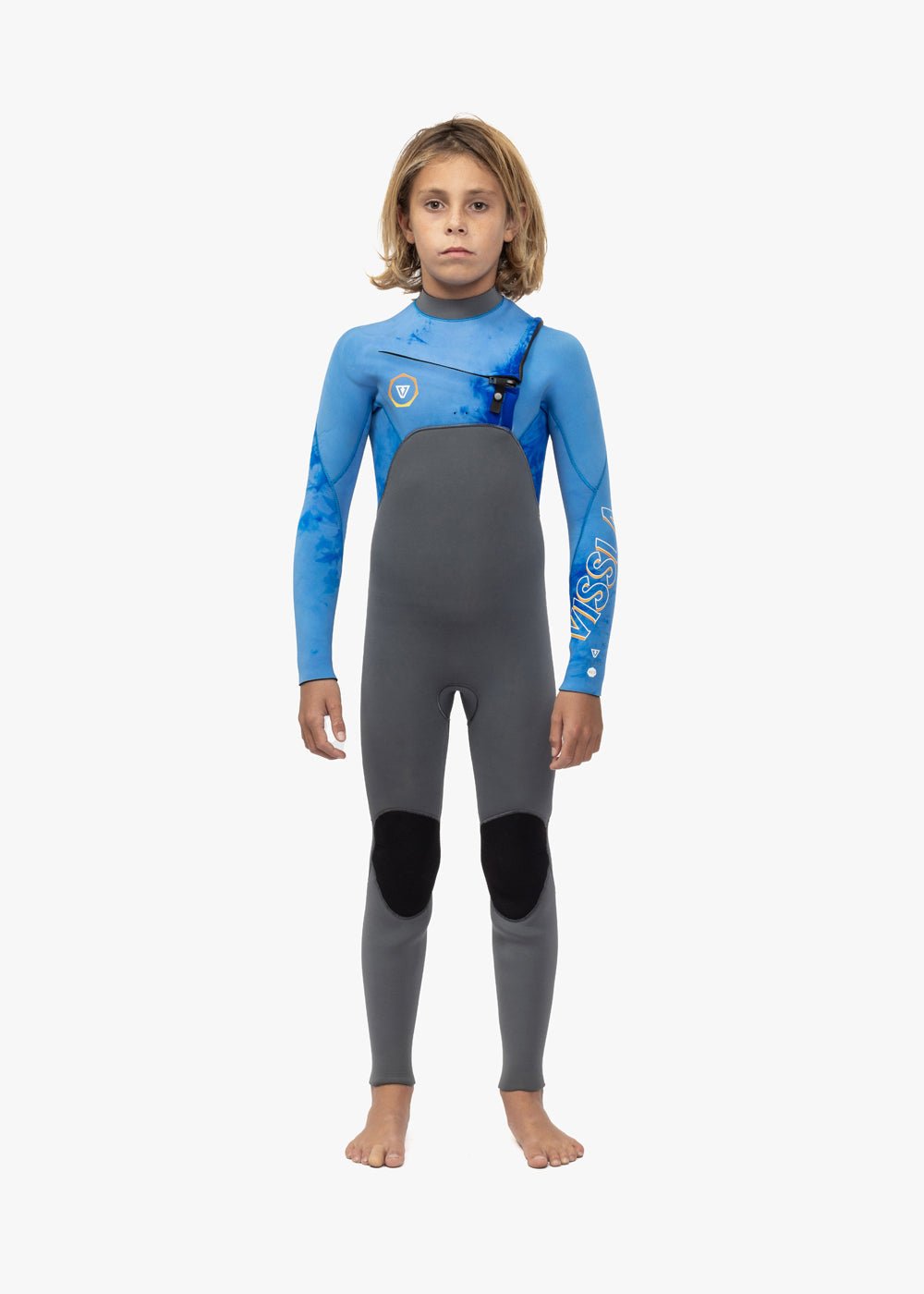Vissla 7 Seas Boys 4/3 Full Suit Chest Zip, Tie Dye | Stoke Outlets