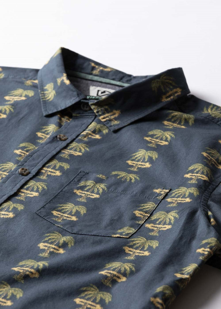 Vissla Atomic Palms Eco Boys Short Sleeve Shirt - Stoke Outlets
