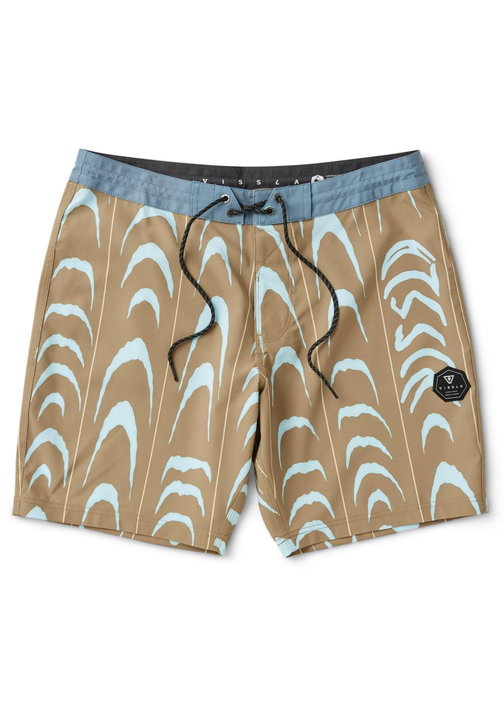 Vissla Monster Stripes 18.5" Boardshort - DKK - Stoke Outlets