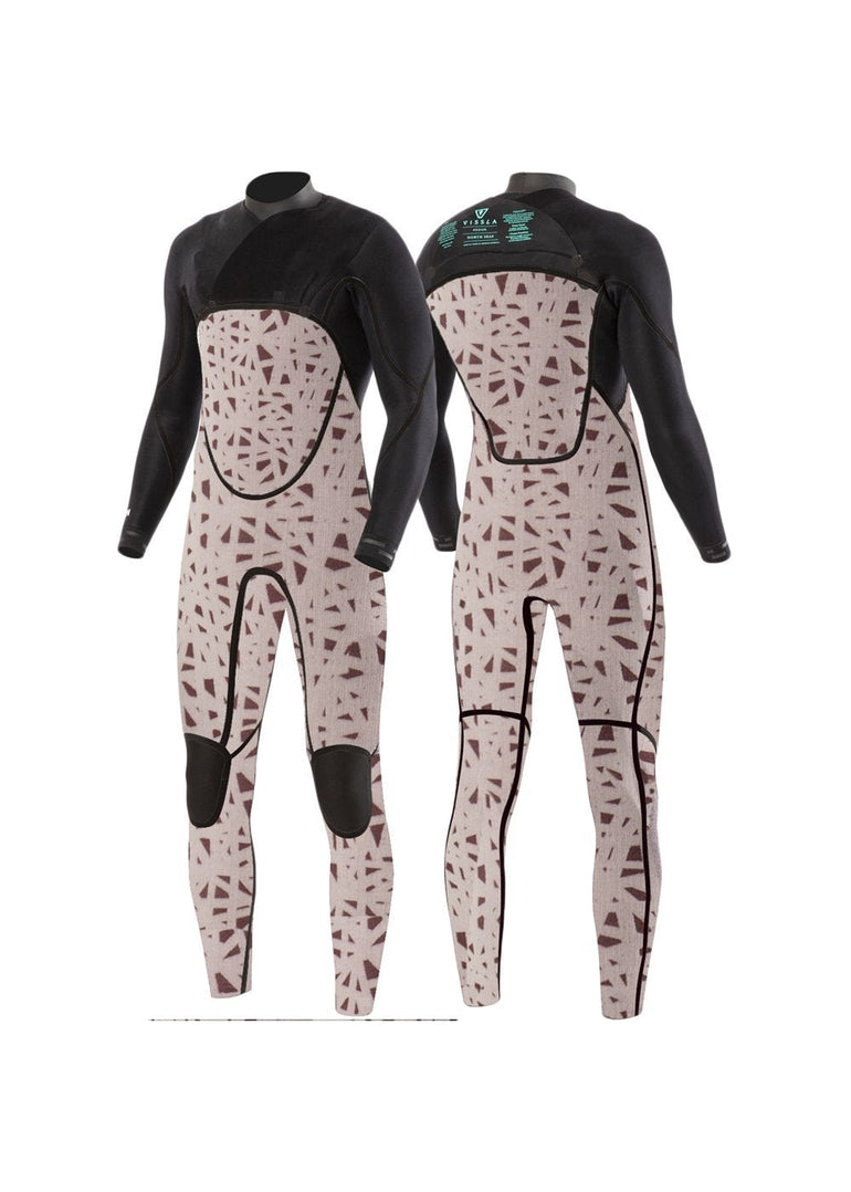 VISSLA NORTH SEAS 3 - 2 FULL CHEST ZIP - BLK - Stoke Outlets