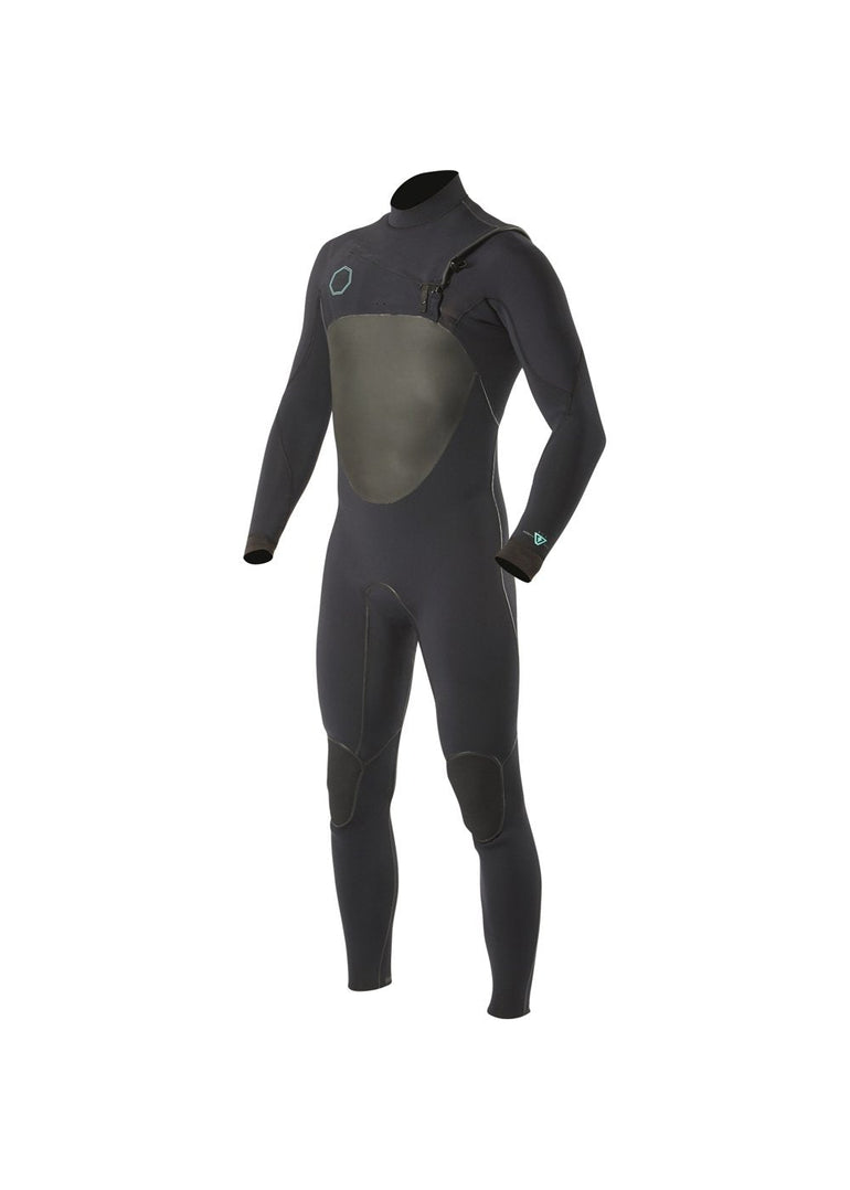 VISSLA NORTH SEAS 3 - 2 FULL CHEST ZIP - BLK - Stoke Outlets