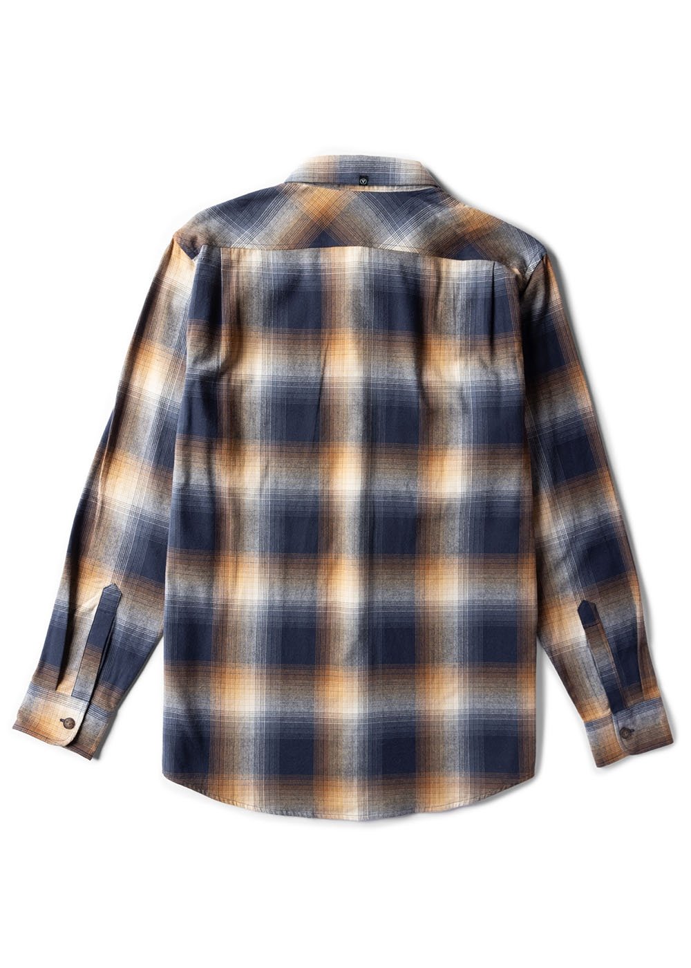 Vissla Central Coast Eco Boys LS Flannel, Dark Naval