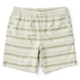 Vissla J. Linen Stripe Elastic 18" Walkshort-SAG