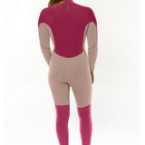 Sisstr Youth Seven Seas 3/2 Chest Zip Full Suit, Magenta
