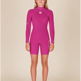 Sisstr Youth Summer Seas 2/2 Long Sleeve Wetsuit, Magenta