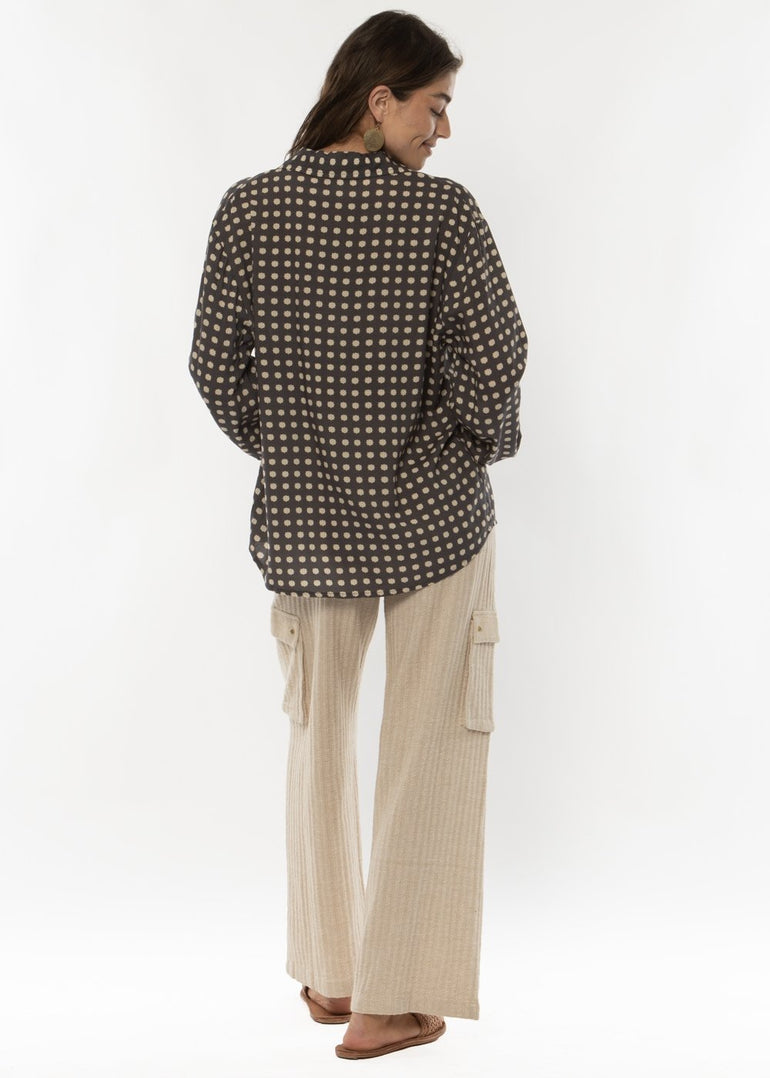 Amuse Society TRICIA LS WOVEN - BLF - Stoke Outlets