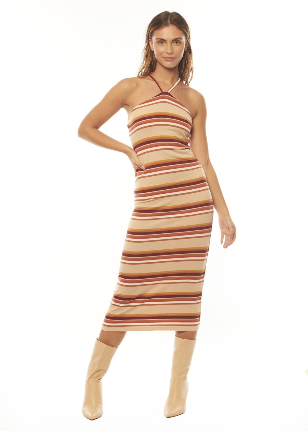 BEACH CRUSH KNIT TANK DRESS - BDS - Stoke Outlets