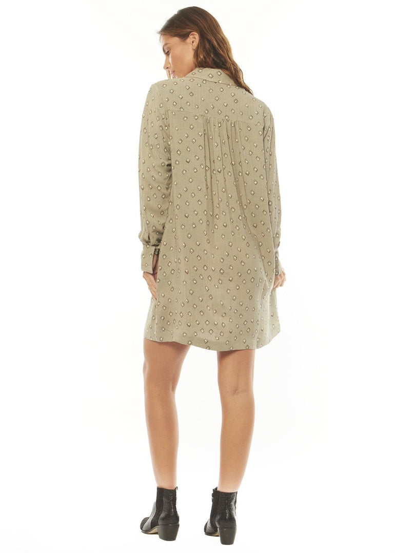 HALEY LS WOVEN DRESS - MIH - Stoke Outlets