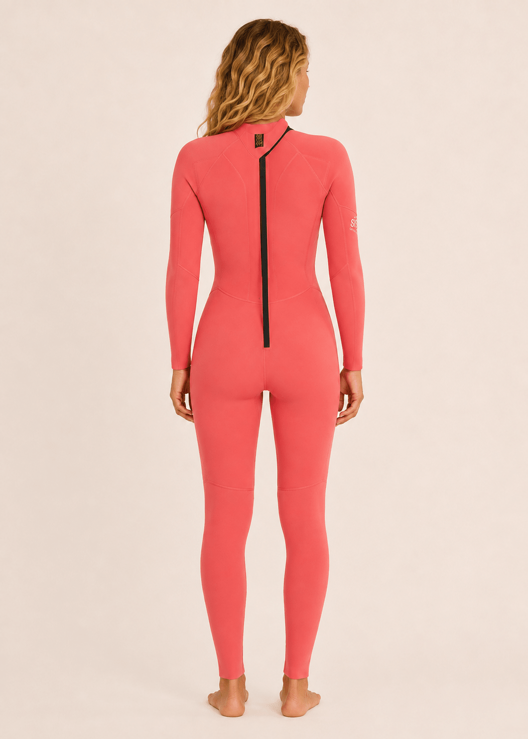 Sisstr 7 Seas 3/2 Back Zip Full Suit, Pink Hibiscus - Stoke Outlets