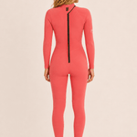 Sisstr 7 Seas 3/2 Back Zip Full Suit, Pink Hibiscus - Stoke Outlets