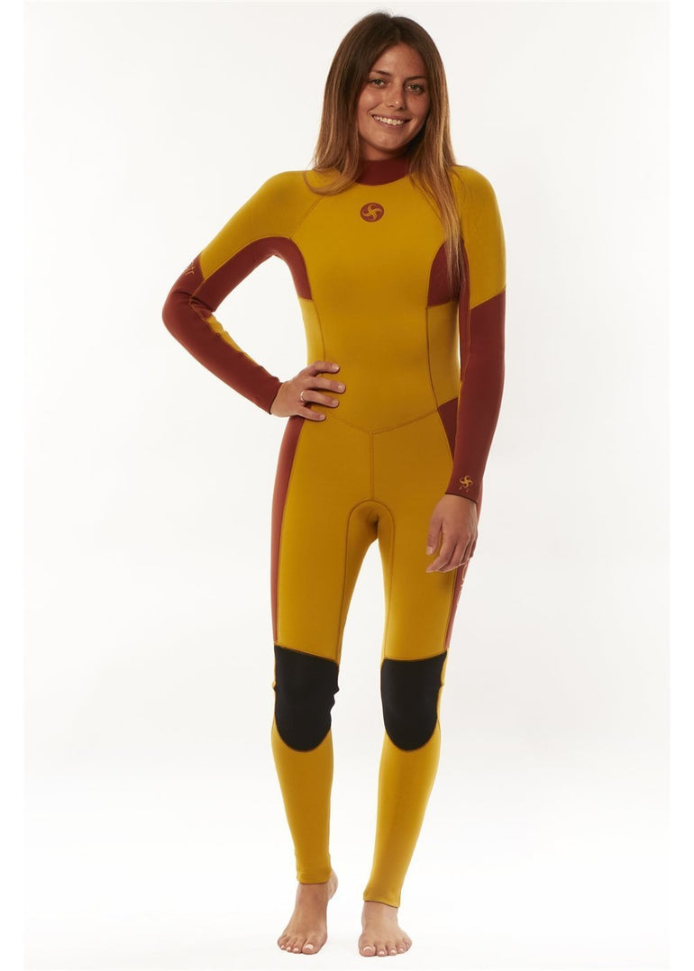 SISSTR 7 SEAS 3/2 BZ BREAK UP FULL SUIT - GLD - Stoke Outlets