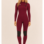Sisstr 7 Seas 4/3 Chest Zip Full Suit, Wine - Stoke Outlets
