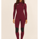 Sisstr 7 Seas 4/3 Chest Zip Full Suit, Wine - Stoke Outlets