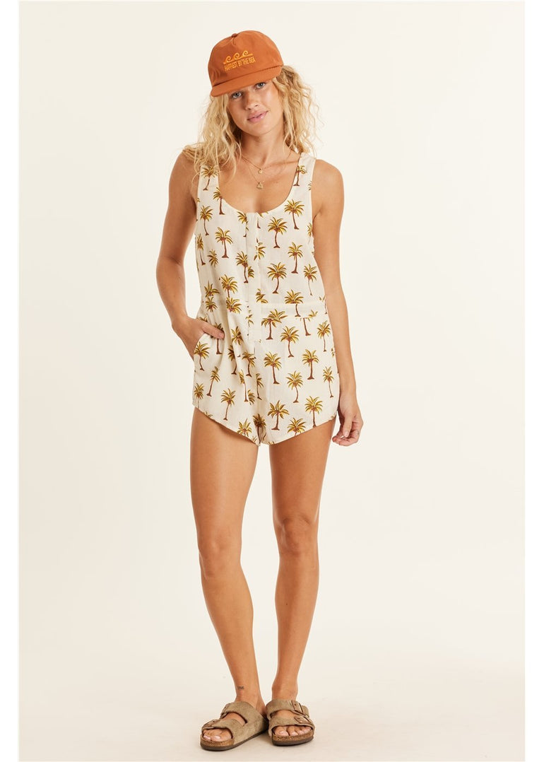 SISSTR ALL GOOD WOVEN ROMPER - SES - Stoke Outlets