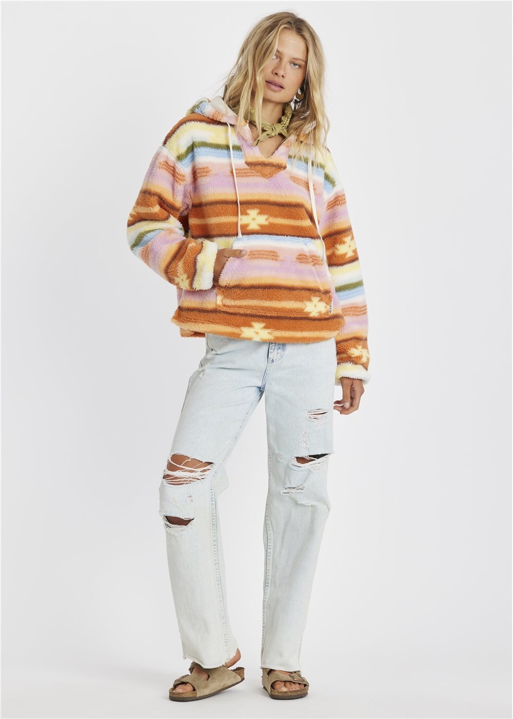 SISSTR ALWAYS SURFING LS FLEECE - MUL - Stoke Outlets