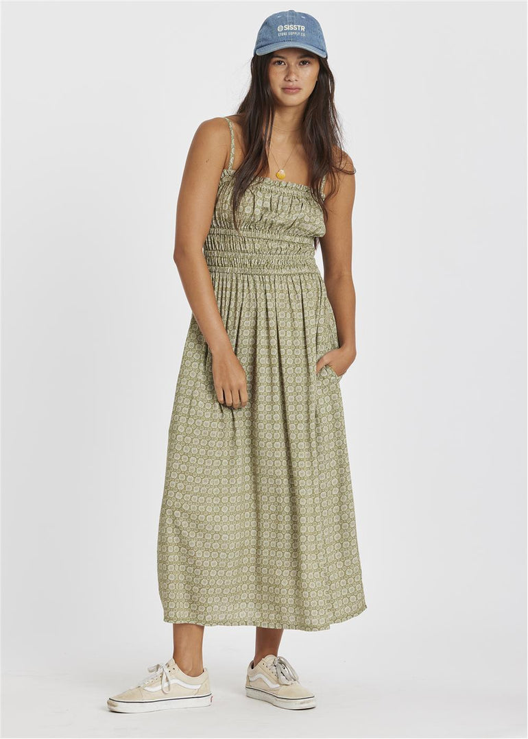 SISSTR BAY BREEZE WOVEN TANK DRESS - ARM - Stoke Outlets