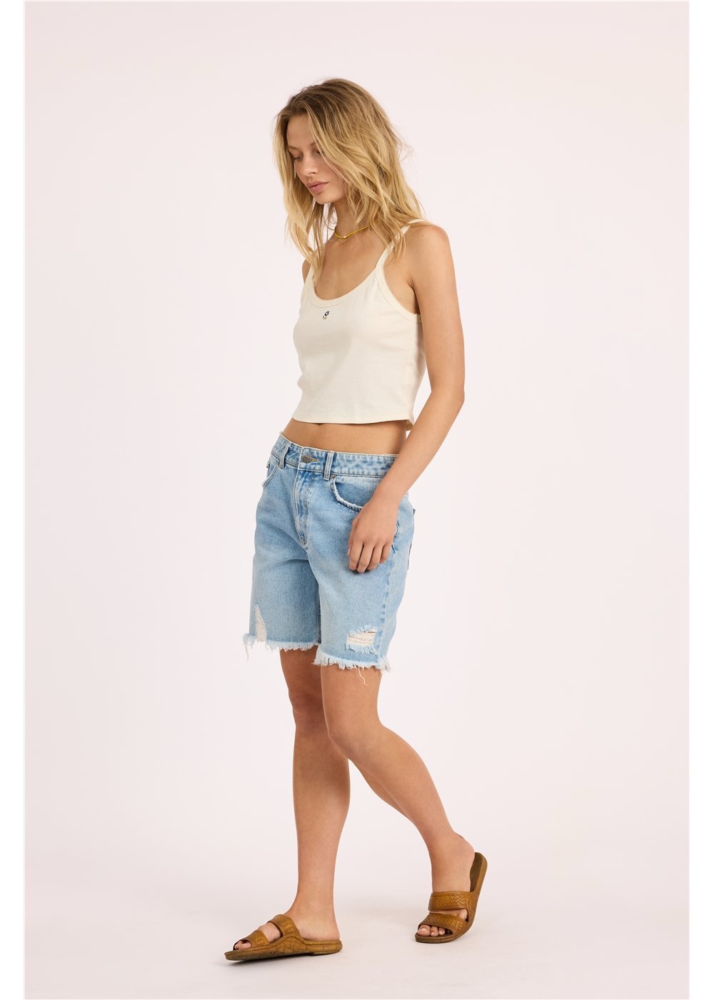 SISSTR BEACH CRUSH KNIT TANK-SES - Stoke Outlets