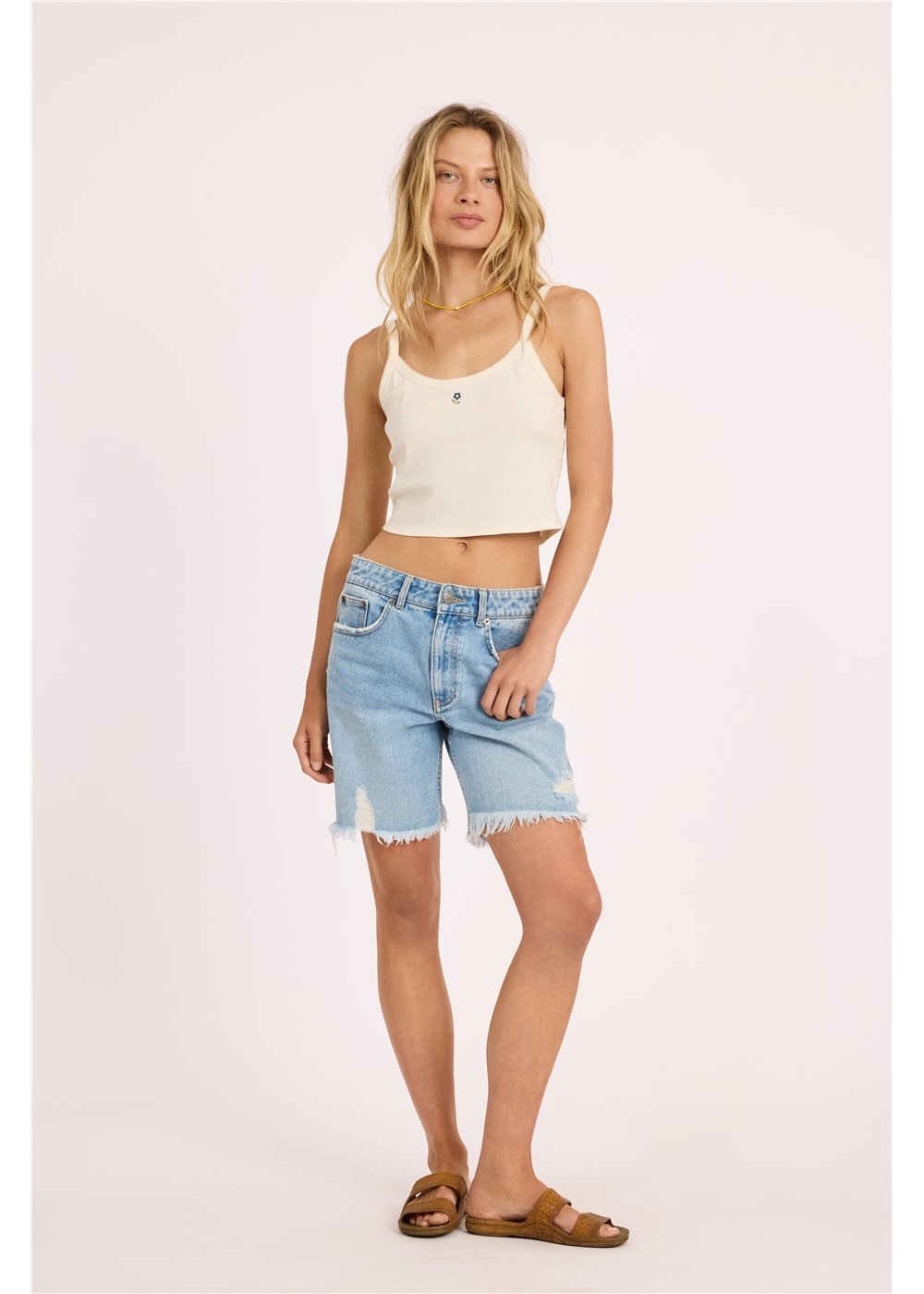 SISSTR BEACH CRUSH KNIT TANK-SES - Stoke Outlets