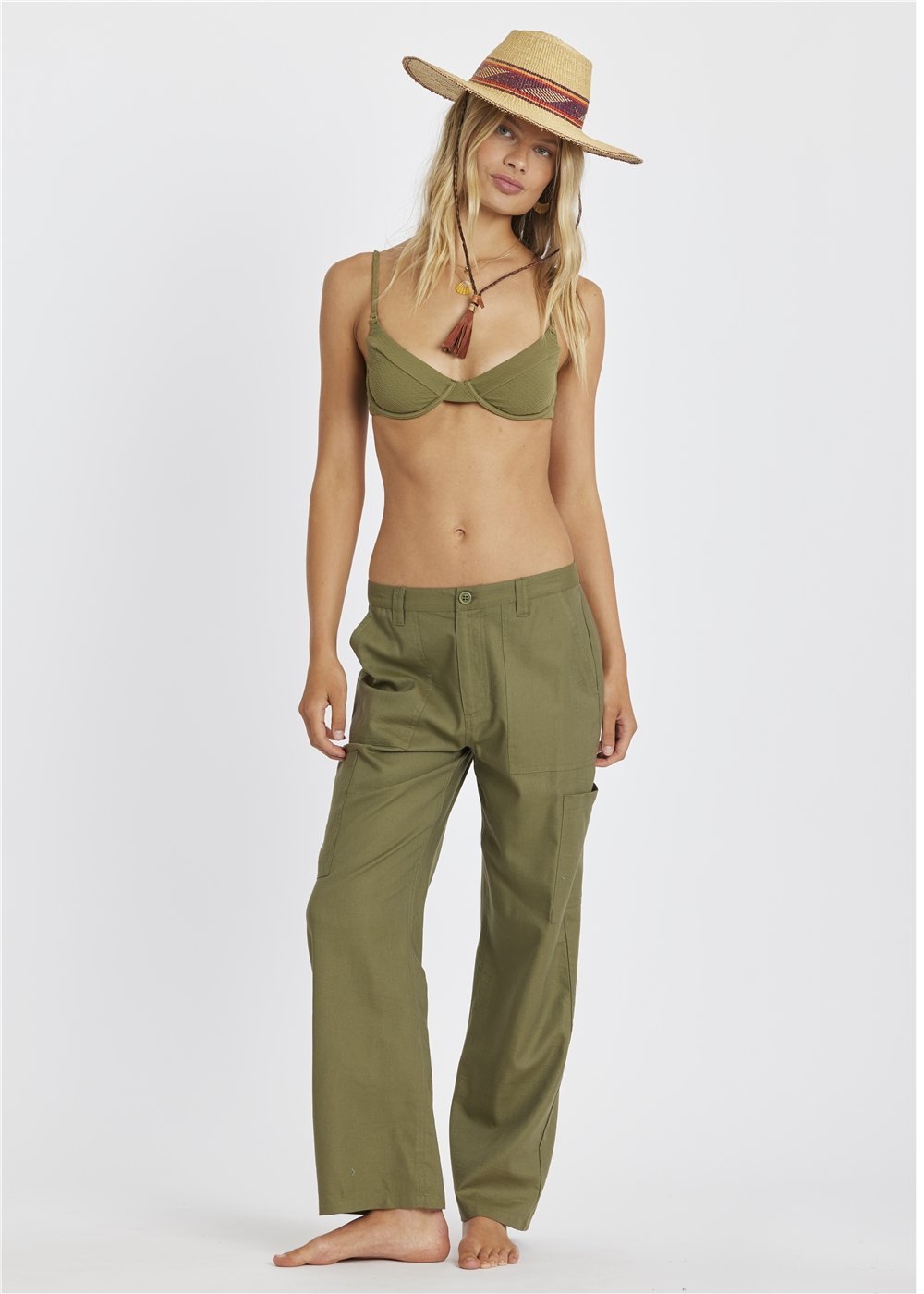 Sisstr Coral Crush Cargo Woven Pant - Stoke Outlets