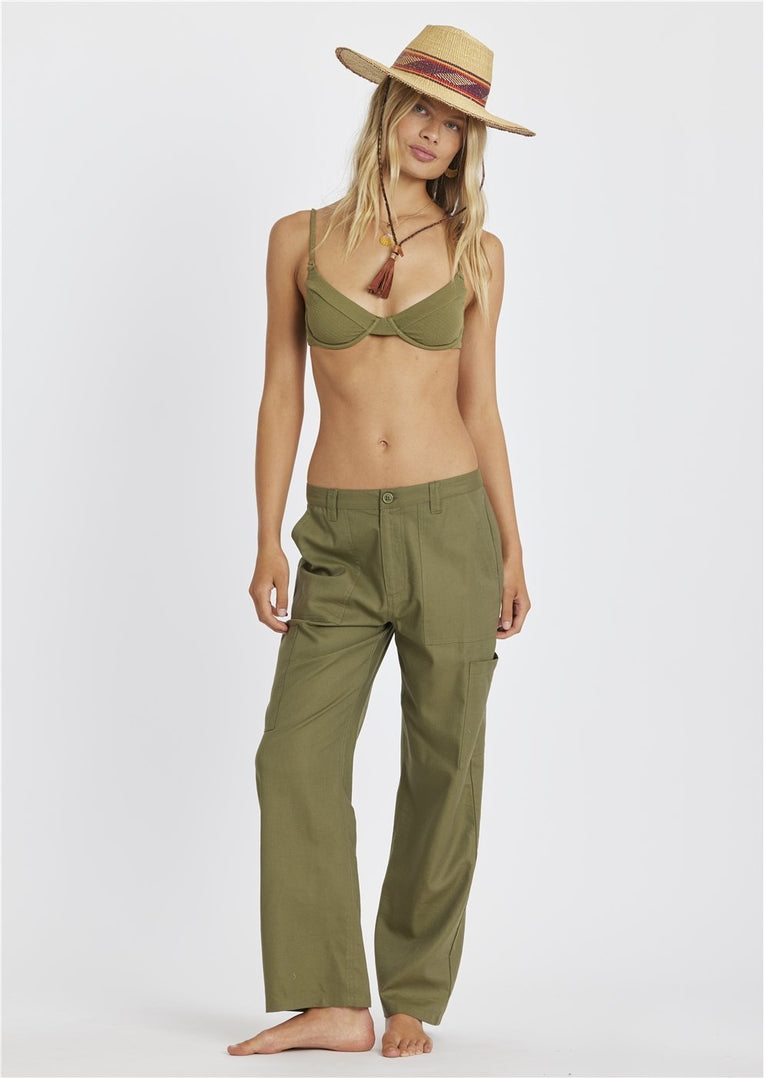 Sisstr Coral Crush Cargo Woven Pant - Stoke Outlets