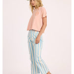 Sisstr DAYBREAK CROP SS KNIT TEE-BBS - Stoke Outlets