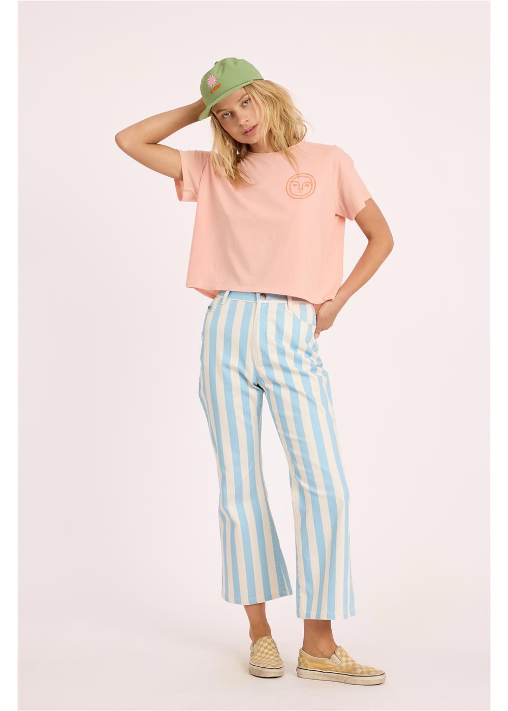 Sisstr DAYBREAK CROP SS KNIT TEE-BBS - Stoke Outlets