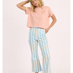 Sisstr DAYBREAK CROP SS KNIT TEE-BBS - Stoke Outlets