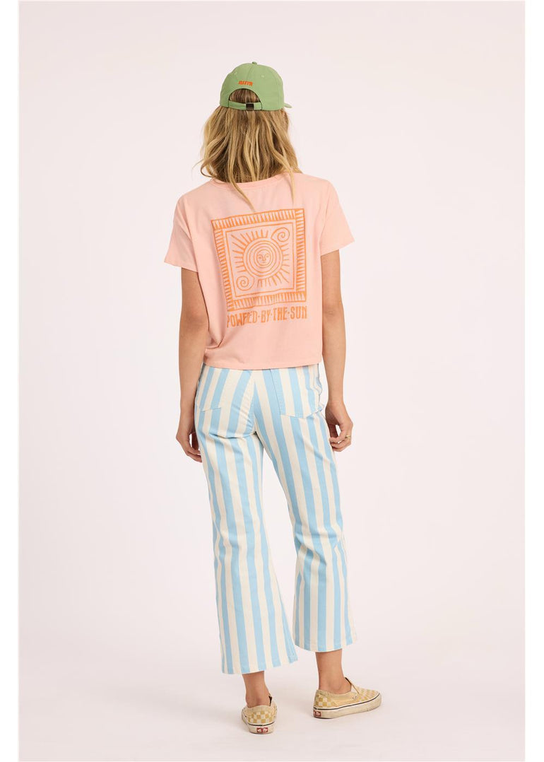 Sisstr DAYBREAK CROP SS KNIT TEE-BBS - Stoke Outlets