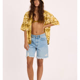 Sisstr DISTANT SHORES SS WOVEN TOP-SLL - Stoke Outlets