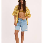 Sisstr DISTANT SHORES SS WOVEN TOP-SLL - Stoke Outlets