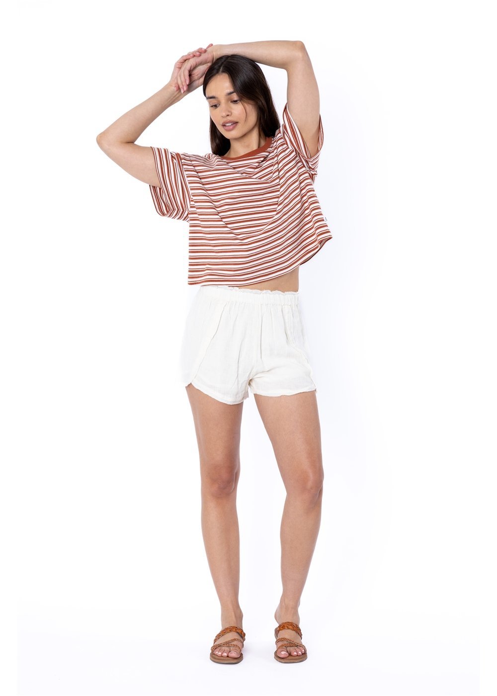 Sisstr Emma Wood Short Sleeve Knit Top - Stoke Outlets