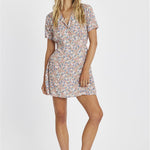 Sisstr Feeling Happy Short Sleeve Woven Dress - Stoke Outlets