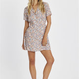 Sisstr Feeling Happy Short Sleeve Woven Dress - Stoke Outlets
