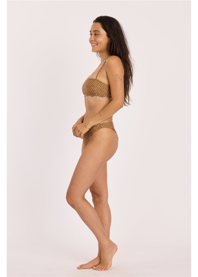 Sisstr FLORAL FOLKS REVERSIBLE BANDEAU-KON - Stoke Outlets
