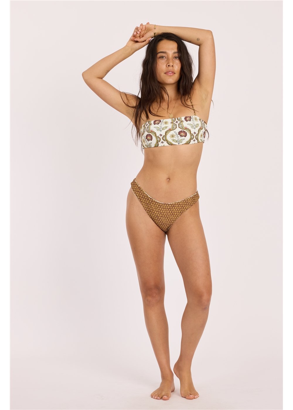 Sisstr FLORAL FOLKS REVERSIBLE BANDEAU-KON - Stoke Outlets