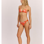 Sisstr Follow The Sun Triangle Swim Top, Tigerlily - Stoke Outlets