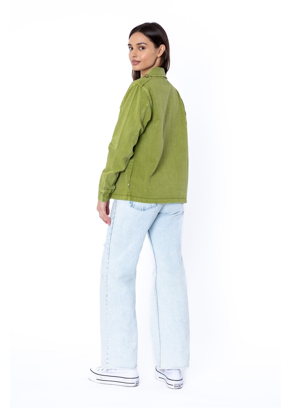 Sisstr Good Things Long Sleeve Woven Jacket - Stoke Outlets