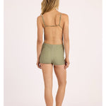 Sisstr Good Times One Piece Short, Seaweed - Stoke Outlets