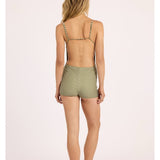 Sisstr Good Times One Piece Short, Seaweed - Stoke Outlets