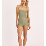 Sisstr Good Times One Piece Short, Seaweed - Stoke Outlets