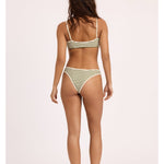 Sisstr Good Times Reversible Bralette Swim Top, Seaweed - Stoke Outlets