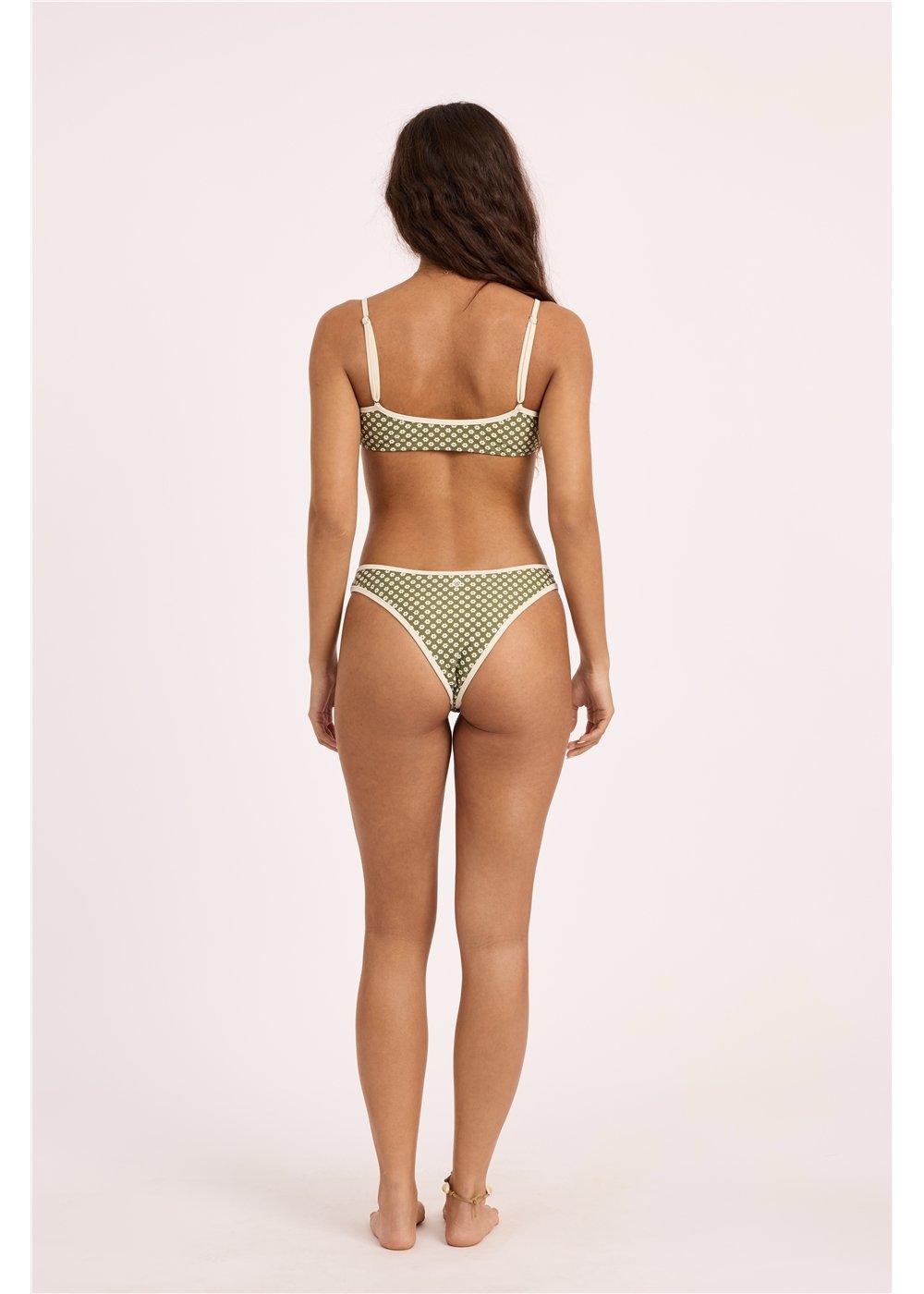 Sisstr Good Times Reversible Bralette Swim Top, Seaweed - Stoke Outlets