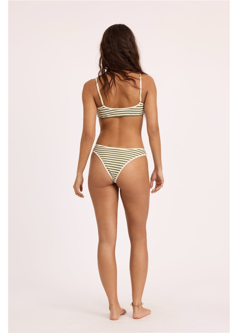 Sisstr Good Times Reversible Bralette Swim Top, Seaweed - Stoke Outlets