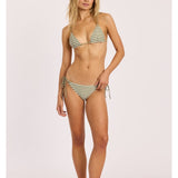 Sisstr Good Times Reversible Triangle Top, Seaweed - Stoke Outlets