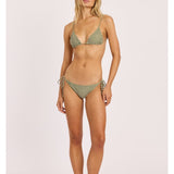 Sisstr Good Times Reversible Triangle Top, Seaweed - Stoke Outlets