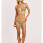 Sisstr Good Times Reversible Triangle Top, Seaweed - Stoke Outlets