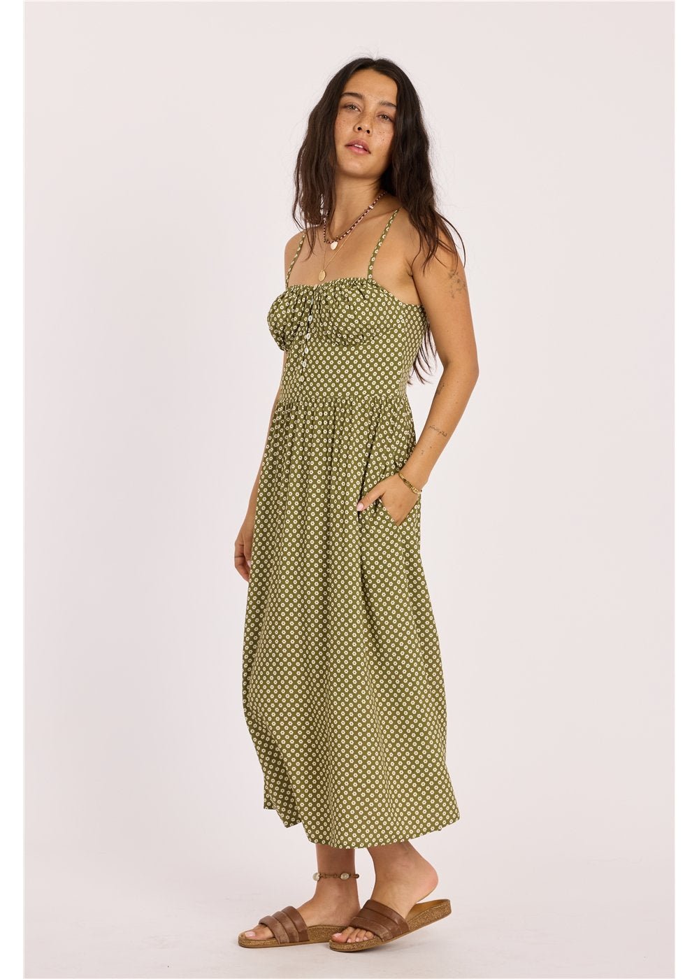 SISSTR GOOD TIMES WOVEN DRESS-SWD - Stoke Outlets