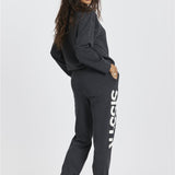 Sisstr Happiness Awaits Long Sleeve Fleece Crew - Stoke Outlets