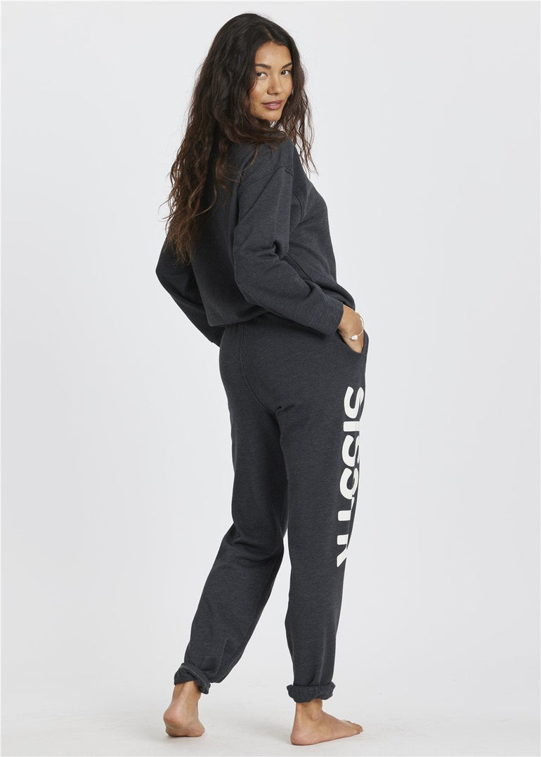 Sisstr Happiness Awaits Long Sleeve Fleece Crew - Stoke Outlets