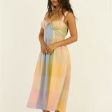Sisstr Hello Sunshine Woven Midi Dress, Multi - Stoke Outlets